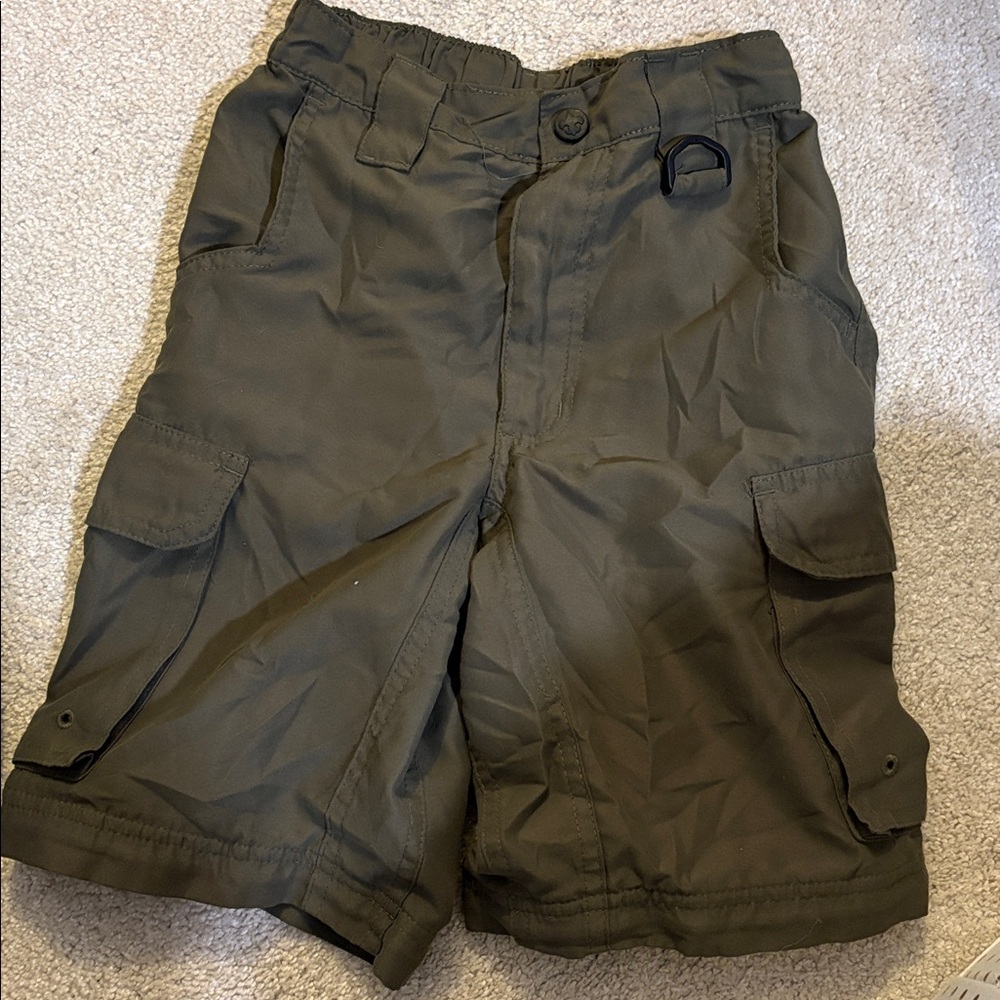 Boy Scouts Of America Shorts Olive Green Centennial Uniform Nylon